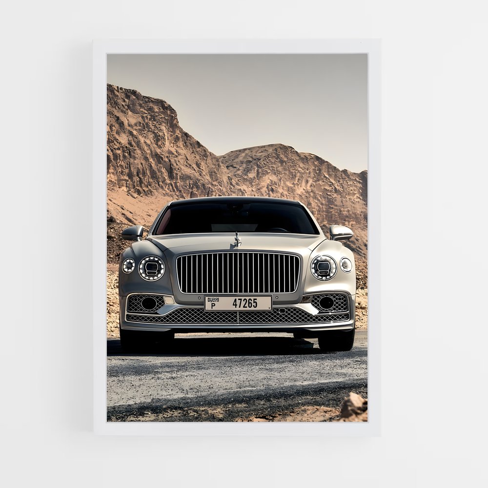Poster Désert de Luxe – affiche Bentley (vue 3)